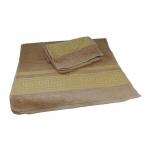 Полотенце махровое Львы бежевые (пл.375)