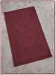 Полотенце махровое ручки/ножки - ручки бордовые