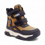 Ботинки А6662-6 черно коричневые п/п