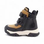 Ботинки А6662-6 черно коричневые п/п