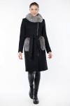 02-2107 Пальто женское утепленное (пояс)