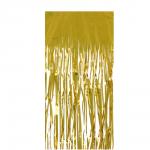 СНОУ БУМ Дождик 100х9см, ПВХ, золото, пакет, 26-339