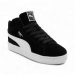 Кроссовки на меху А66 черные п/п