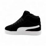 Кроссовки на меху А66 черные п/п