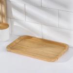 Блюдо для подачи Доляна Striata, прямоугольное, 29?20 см, бамбук