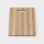 Доска разделочная Доляна «Зебра», 26?16 см, бамбук