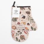 Варежка-прихватка «Nature forest» 20?28 см, саржа, 100% хлопок, ватин 250 г/м?