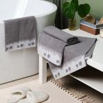 Полотенце махровое Love Life «Winter dream» 50?90 см, серый, 100% хл, 400 г/м?