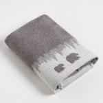 Полотенце махровое Love Life «Winter dream» 50?90 см, серый, 100% хл, 400 г/м?