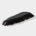 Блюдо для фруктов Доляна «Золотой лист», 38.5?15.5 см, золотое с чёрным