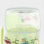 Банки для хранения сыпучих с ложками Доляна «Клумба», набор 3 шт., 250 мл, пластик, МИКС