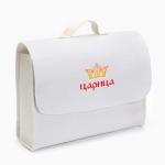 Набор для бани и сауны «Царица», 5 предметов: шапка, коврик, рукавица, тапочки, портфель, «Добропаровъ»