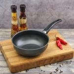 Ковш Promo, 900 мл, d=16 см, бакелитовая ручка, антипригарное покрытие, углеродистая сталь, серый