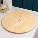 Блюдо для подачи Доляна «Древо», d=33 см, дерево