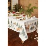 Набор новогодний «Этель» Forest animals: скатерть 150?110±2 см с ГМВО, салфетки 40?40 см, 4 шт.