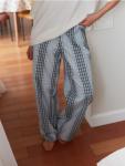 MY Брюки домашние жен. полоска/клетка Б325