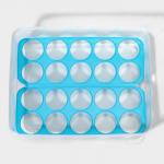 Контейнер для хранения яиц Доляна, 20 ячеек, 27.5?22?7 см, пластик, МИКС