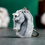 Брелок для ключей на кольце «Голова лошади», 4 см