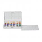 Акварель художественная в кюветах «ЗХК. Санкт-Петербург», 24 цвета ? 2.5 мл, пластиковая палитра