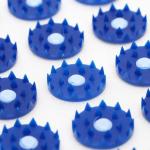 Аппликатор «Кузнецова», 144 колючки, спанбонд, 26?56 см, синий.