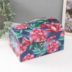 Набор шкатулок для украшений «Сундук. Волшебные цветы», картон, 3 шт.