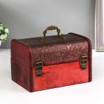 Набор шкатулок для украшений «Цветы», дерево, 3 шт., тиснение