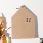 Настенные крючки декоративные «Пальмовые листья. Дом», дерево, 2.5?20.2?28.8 см