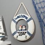 Вешалка настенная «Спасательный круг», крючки декоративные, 30 см