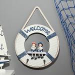 Вешалка настенная «Спасательный круг», крючки декоративные, 30 см