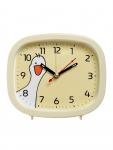 Будильник «Гусь», плавный ход, 12.5?10.5 см, жёлтый
