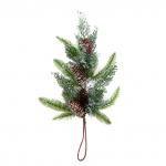 "Blumentag" VDD-99 Веточка декоративная заснеженная с шишками 6 х 1 шт. 54 см 01