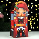 Деревянная шкатулка «Щелкунчик», с двухсторонней крышкой, коробка для подарков, 20?13.5?8 см