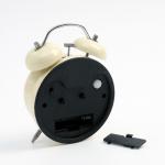 Будильник «Классика», дискретный ход, 11.5?16 см, от батарейки АА, бежевый