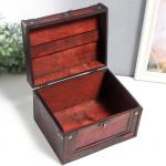 Набор шкатулок для украшений «Сундучок. Рыцарский турнир», дерево, 2 шт., состаренная