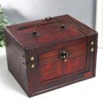 Набор шкатулок для украшений «Сундучок. Рыцарский турнир», дерево, 2 шт., состаренная