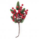 "Blumentag" VDD-137 Веточка декоративная с ягодами 6 х 1 шт. 27 см .