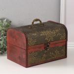 Набор шкатулок для украшений «Сундучок. Цветущий сад и бабочки», дерево, 3 шт.