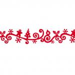 "Annet" лента из фетра JFC-01 5 шт СК/Распродажа T026 красный