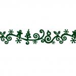 "Annet" лента из фетра JFC-01 5 шт СК/Распродажа T019 зеленый