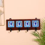 Вешалка «Караван. Бабочки», 22?4?12 см, дерево, 4 крючка, МИКС