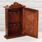 Ключница «Резные сердечки», 28?16?6 см, дерево