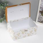 Набор шкатулок для украшений «Сундук. Узор золотом», картон, 3 шт.