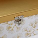 Набор шкатулок для украшений «Сундук. Узор золотом», картон, 3 шт.