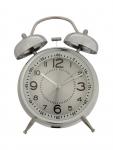 Будильник «Форган», дискретный ход, 17?11 см, от батарейки АА, серебро
