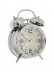 Будильник «Форган», дискретный ход, 17?11 см, от батарейки АА, серебро