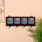 Вешалка «Караван», верблюды, 22?4?12 см, 4 крючка, дерево, МИКС