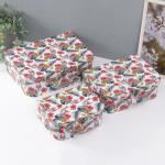 Набор шкатулок для украшений «Сундук. Тропики», картон, 3 шт.