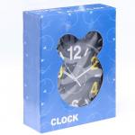 Будильник «Циферки», дискретный ход, d=20 см, 30?23 см, от батареек АА?2