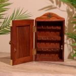 Ключница «Штурвал», 18?9?30 см, дерево шишам