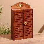 Ключница «Штурвал», 18?9?31 см, дерево шишам